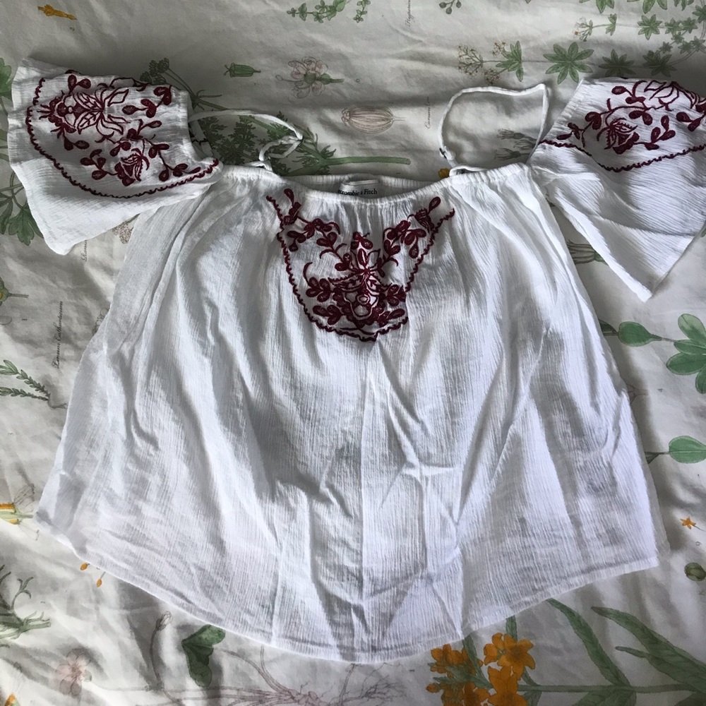 Abercrombie and Fitch loose fit crop top.